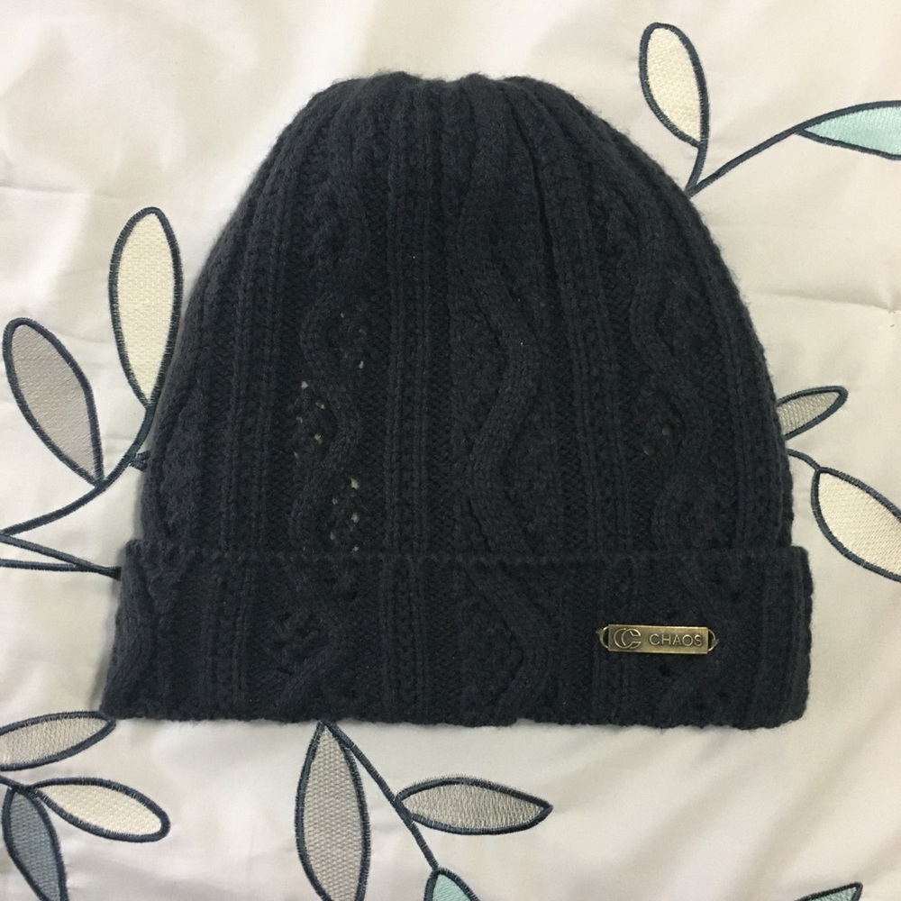 Chaos blue/grey lined beanie